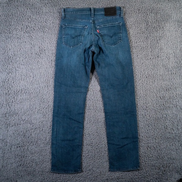 Levis Jeans Mens 29x32 Blue 511 Slim Fit Premium Big E Stretch Dark Wash - Picture 2 of 13